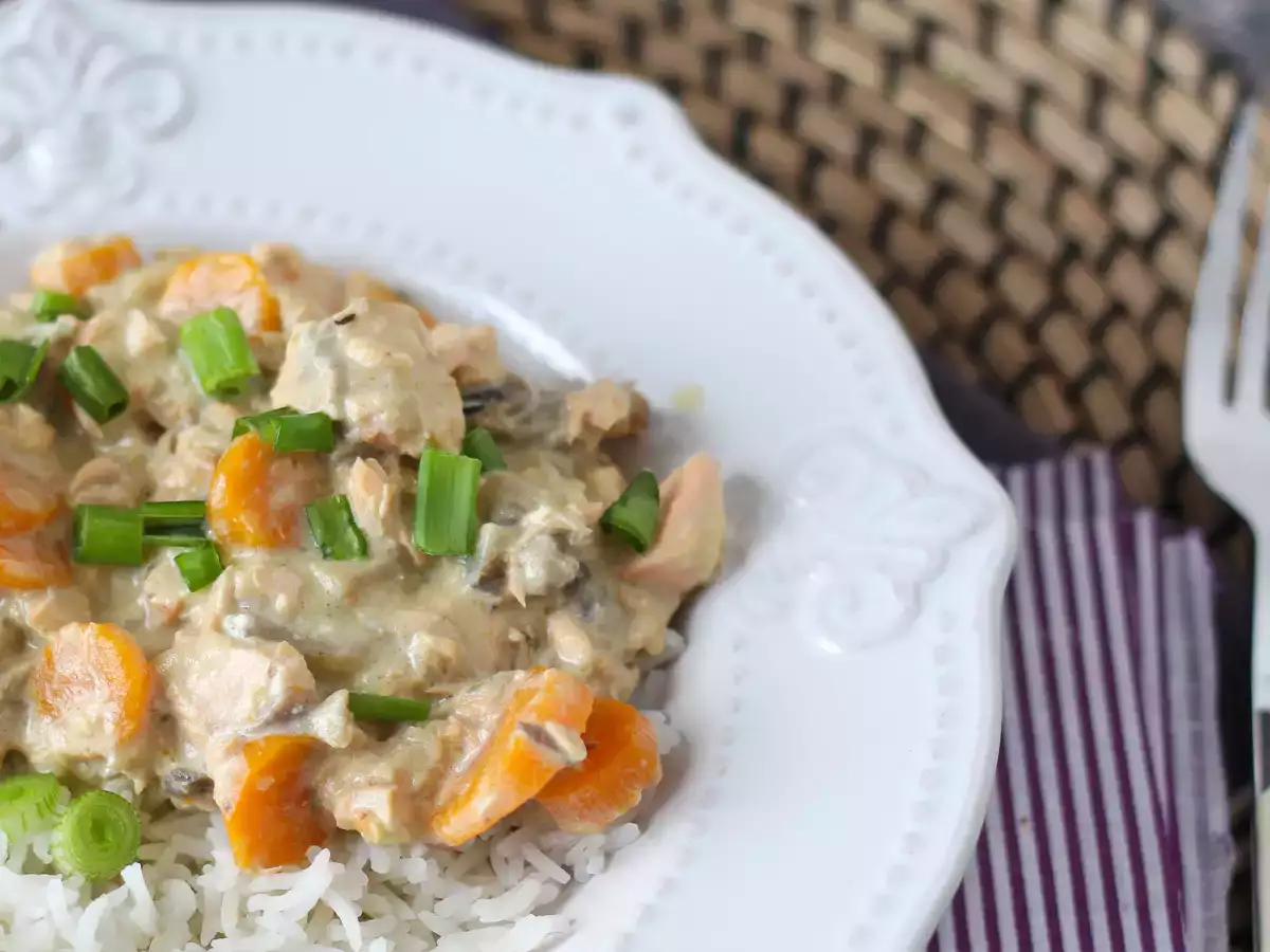 Okusna lososova enolončnica (blanquette) - fotografija 6