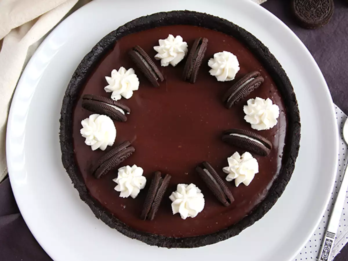 Oreo tart s čokolado - fotografija 4