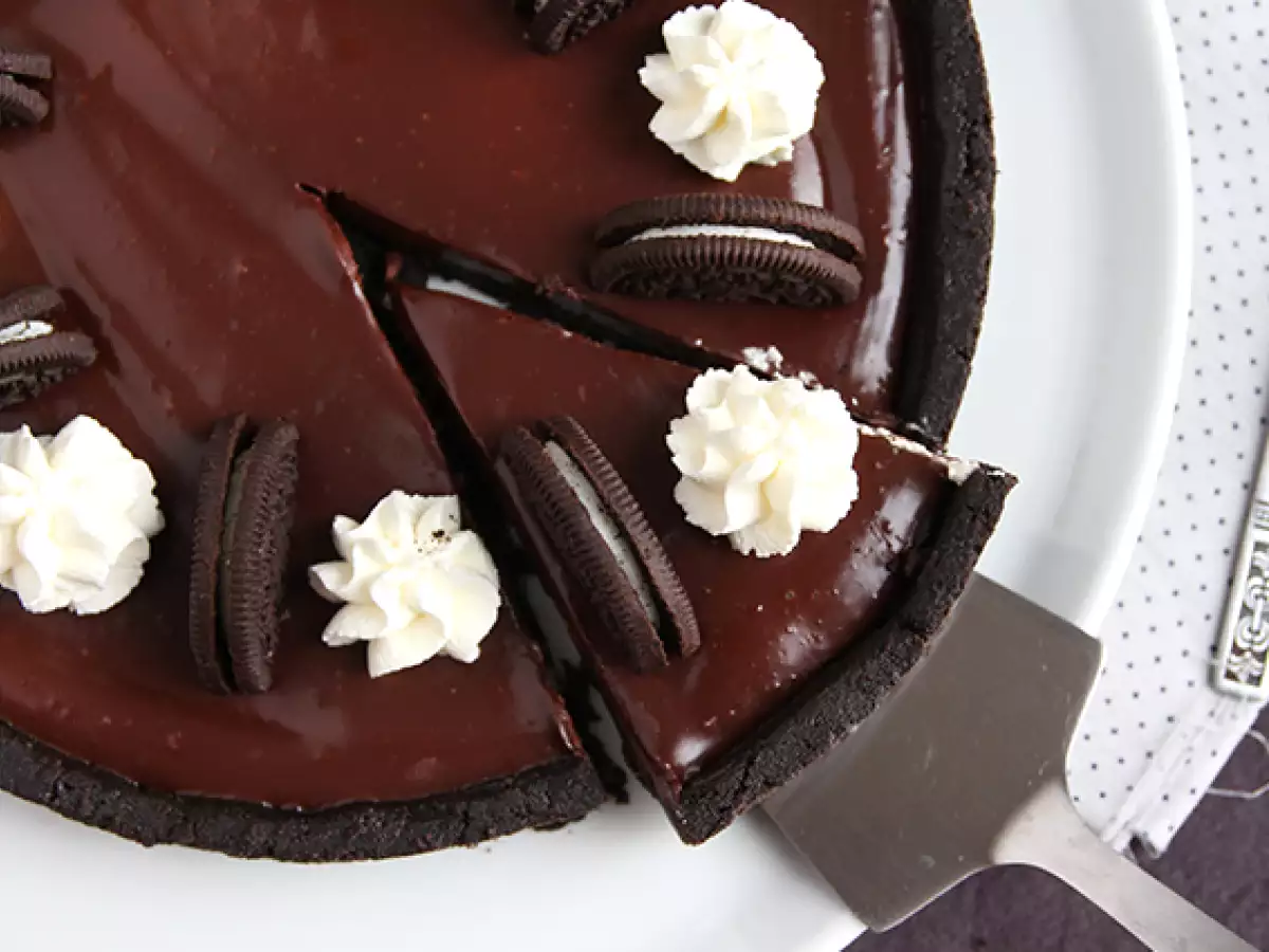 Oreo tart s čokolado - fotografija 5