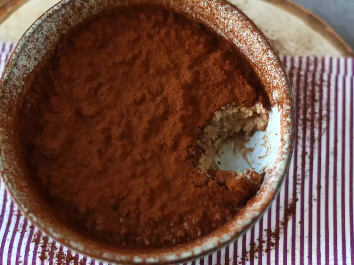 Ovseni kosmiči za čez noč z okusom tiramisuja, popoln zajtrk s kavo in kakavom! - fotografija 2