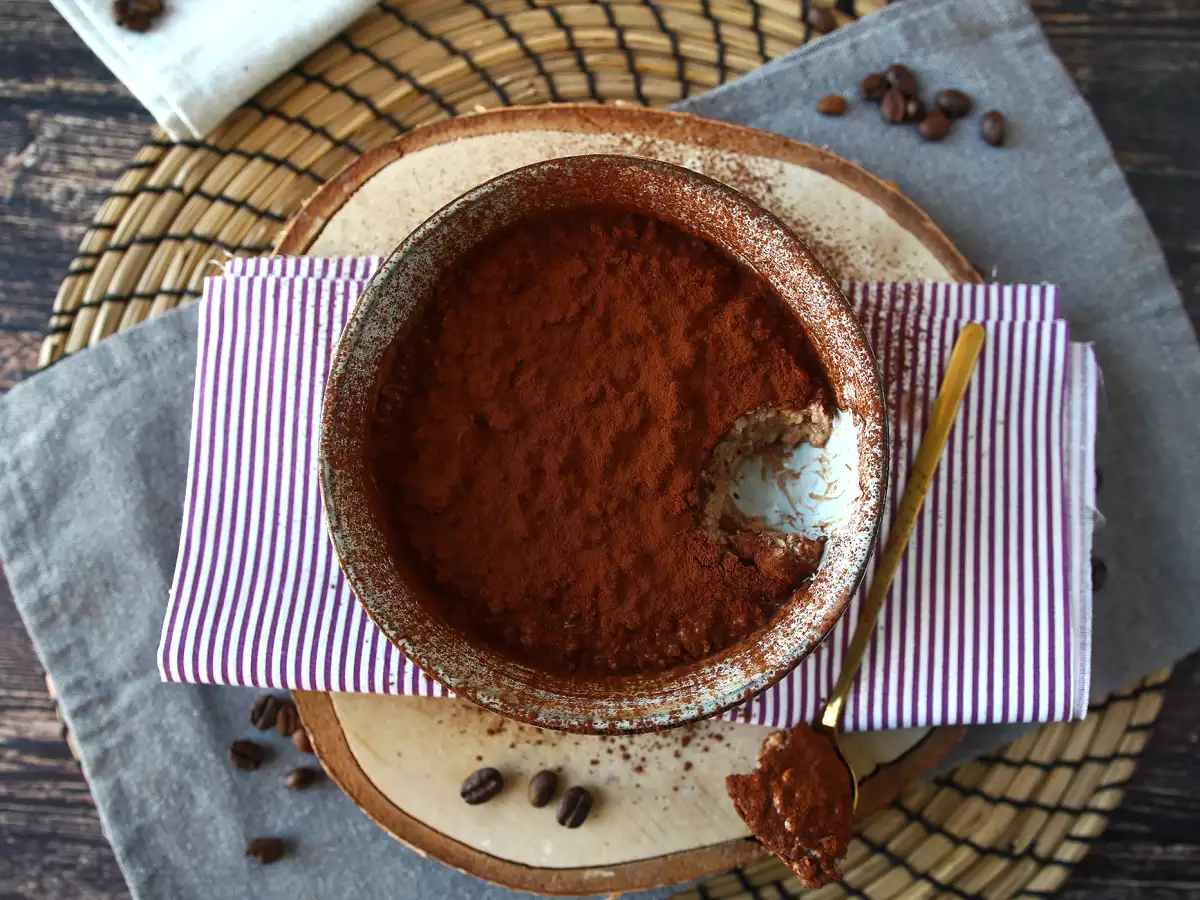 Ovseni kosmiči za čez noč z okusom tiramisuja, popoln zajtrk s kavo in kakavom! - fotografija 6