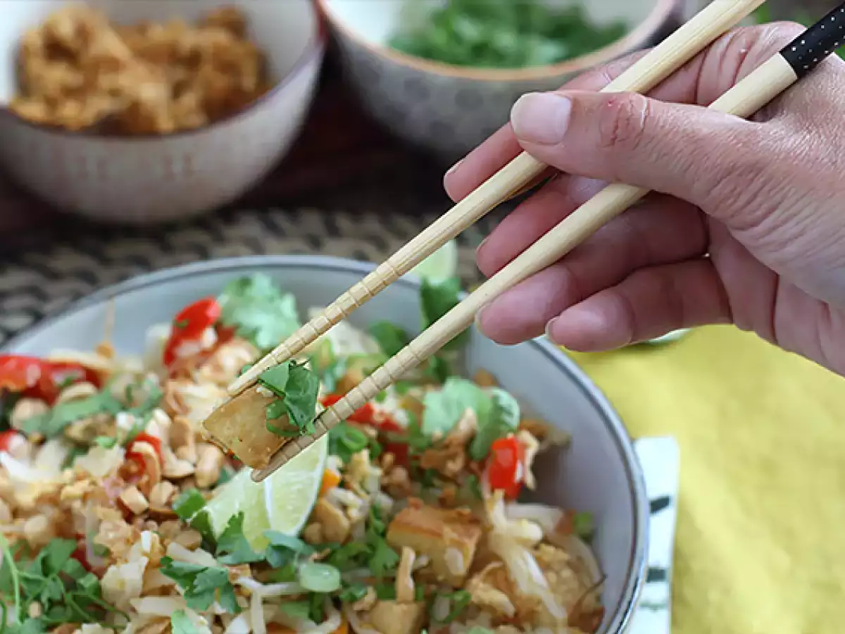 Pad thai s tofujem - fotografija 4
