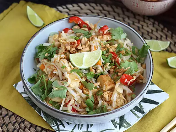 Recept Pad thai s tofujem