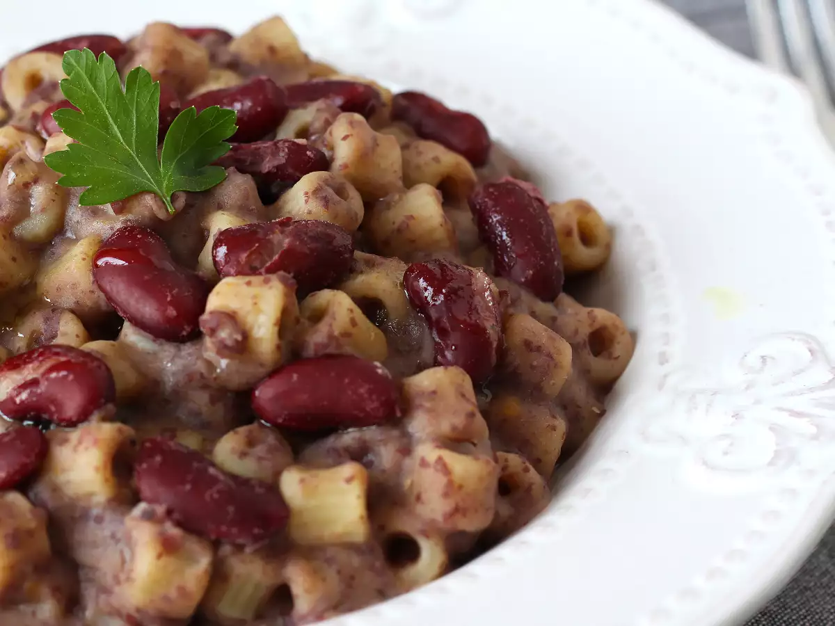 Pasta e fagioli alla veneta: babičin kremni in okusni recept - fotografija 5