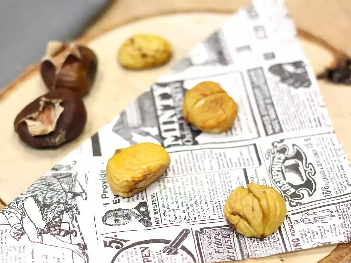 Pečeni kostanj, triki in časi kuhanja za popoln rezultat! - fotografija 2