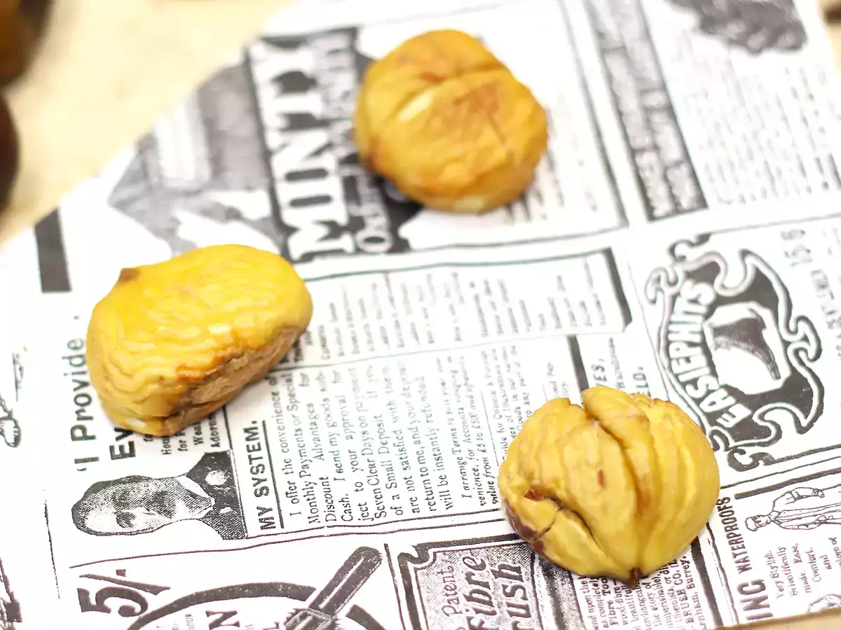 Pečeni kostanj, triki in časi kuhanja za popoln rezultat! - fotografija 3