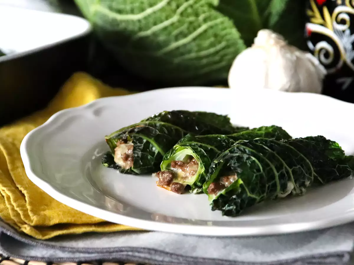 Pečeni zvitki zelja, enostaven in poceni recept za družinsko kosilo - fotografija 2