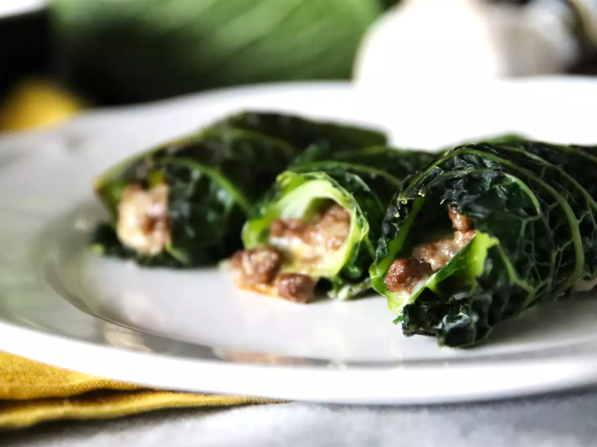 Pečeni zvitki zelja, enostaven in poceni recept za družinsko kosilo - fotografija 3