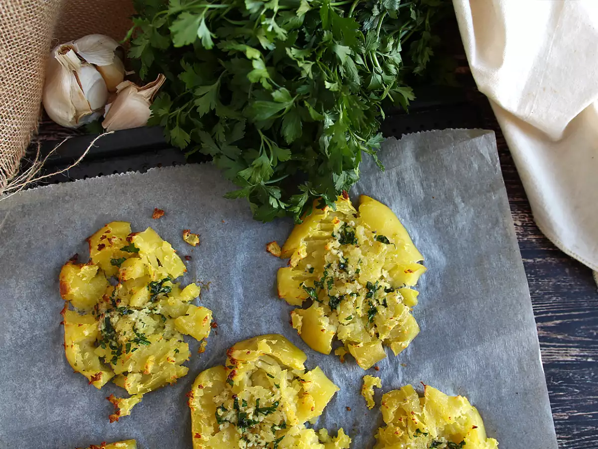 Pire krompir s peteršiljem, odlična priloga! - fotografija 4