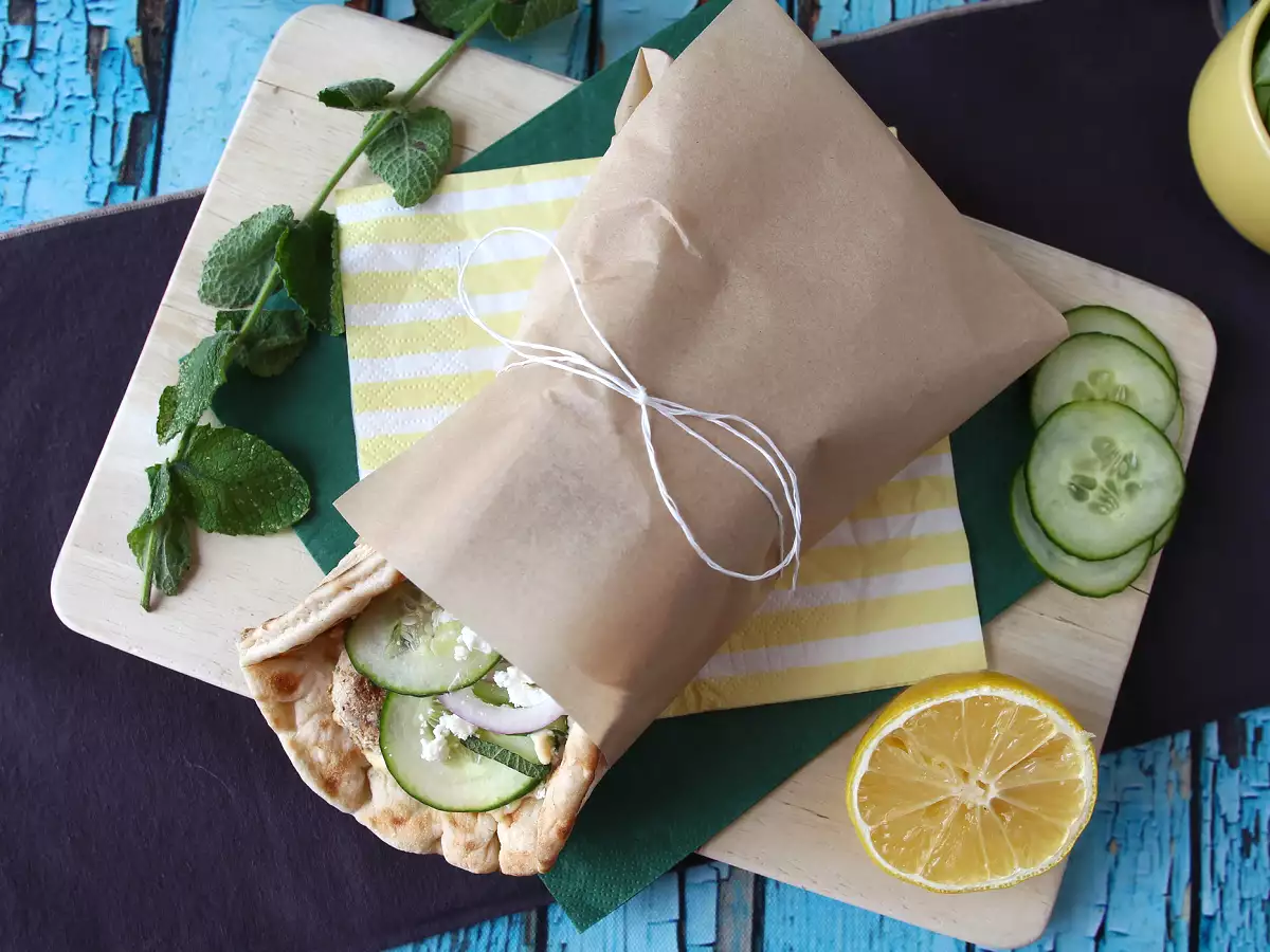 Piščančji gyros, grški sendvič, ki vam bo všeč! - fotografija 5