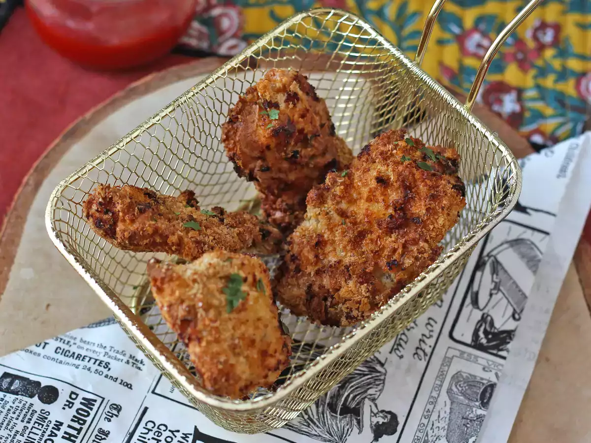 Piščanec s prepečencem v Air Fryerju: enostavno in pripravljeno v 20 minutah - fotografija 5