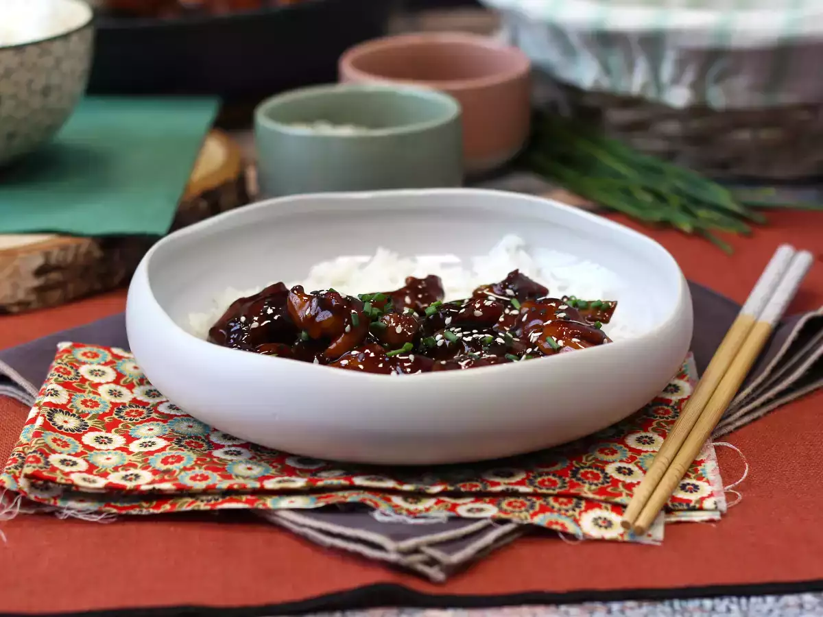 Piščanec teriyaki, sladka in pikantna japonska prelivna omaka, ki vam bo všeč! - fotografija 7