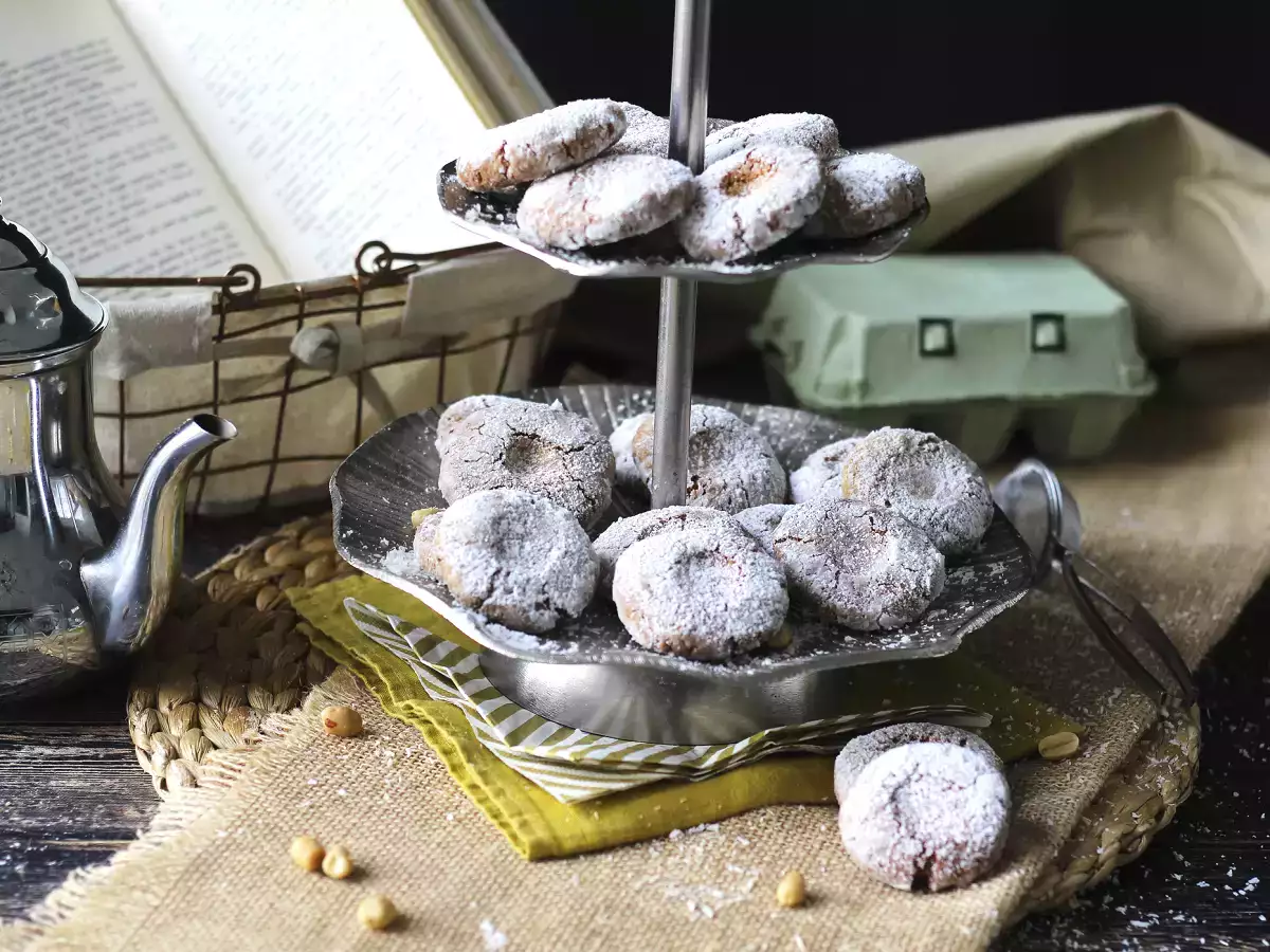 Piškoti Ghriba z mandlji in kokosom, maroška klasika peke - fotografija 5