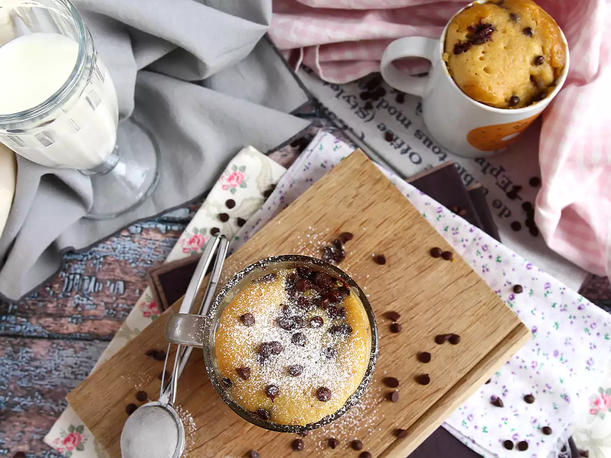 Piškotni mug cake - fotografija 7