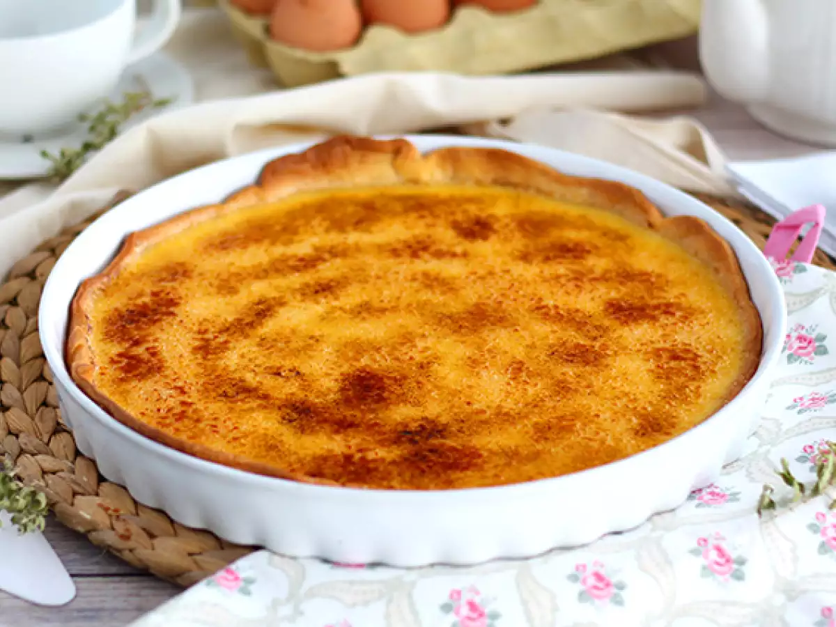 Pita crème brûlée – prefinjena sladica korak za korakom
