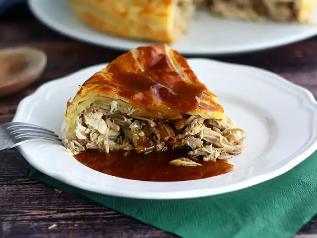Pita s pegatko in gosjimi jetri (foie gras) - fotografija 4