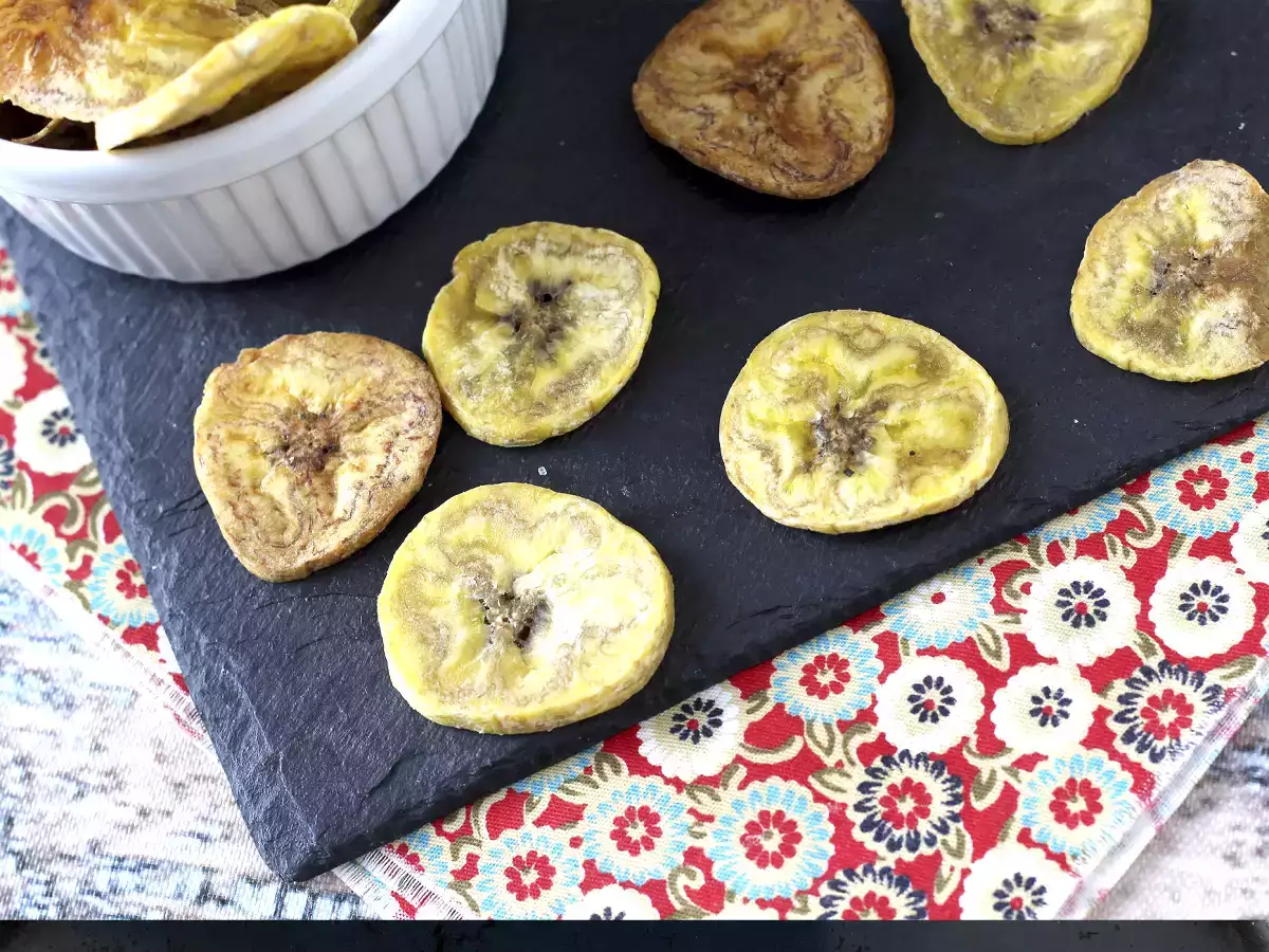 Plantainov čips, pečen v pečici - fotografija 3