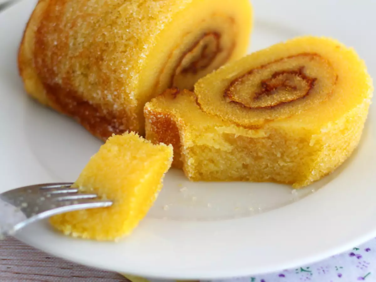 Portugalska pomarančna rolada – Torta de laranja - fotografija 4