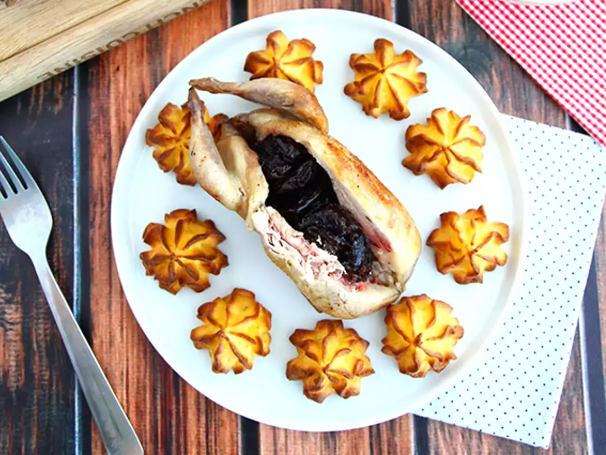 Prepelice s suhimi slivami - fotografija 3