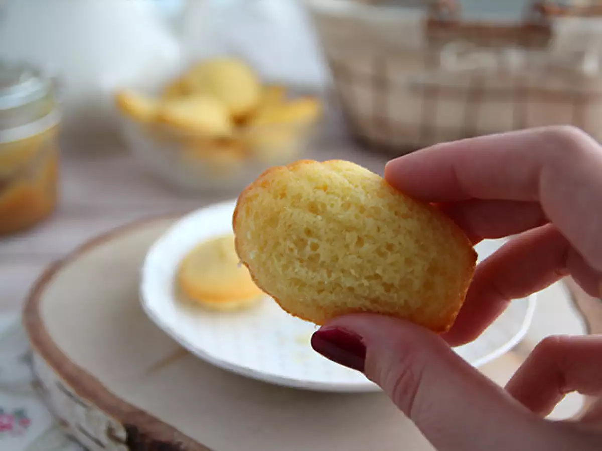 Preprost recept za mehke navadne madeleine - fotografija 2