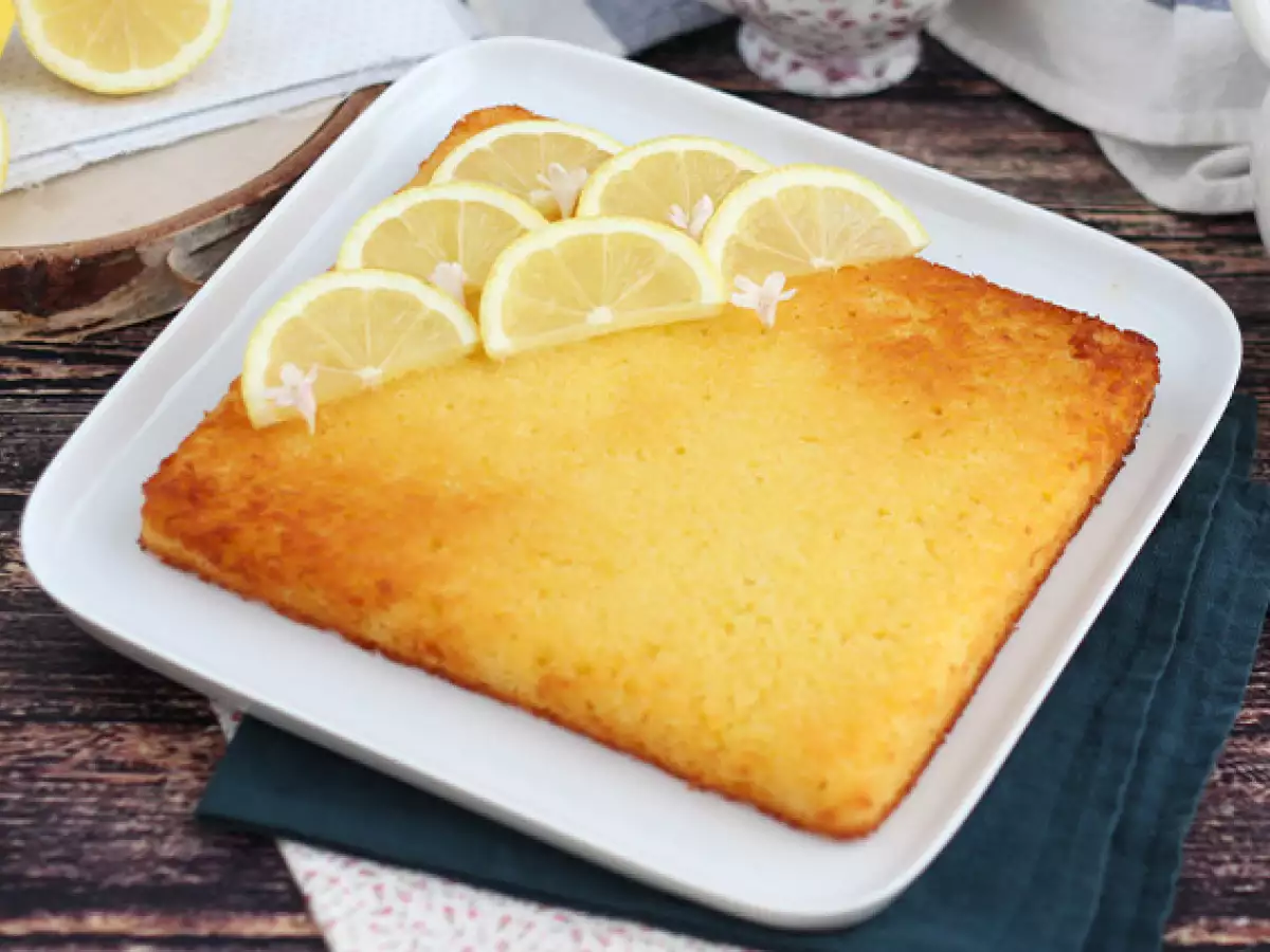 Preprosta limonina torta - fotografija 4