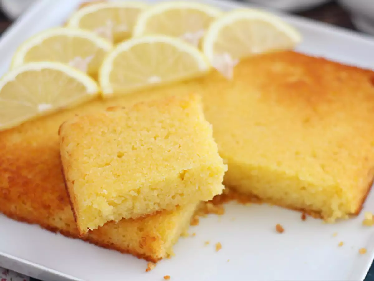 Preprosta limonina torta - fotografija 5
