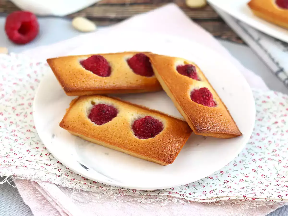 Raspberry Financiers, enostaven za izdelavo podroben recept - fotografija 2