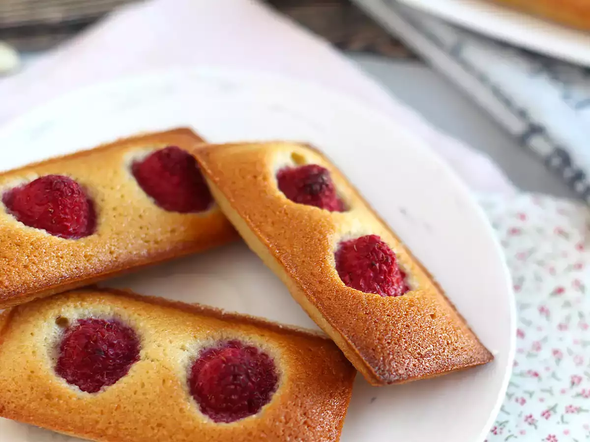 Raspberry Financiers, enostaven za izdelavo podroben recept - fotografija 7