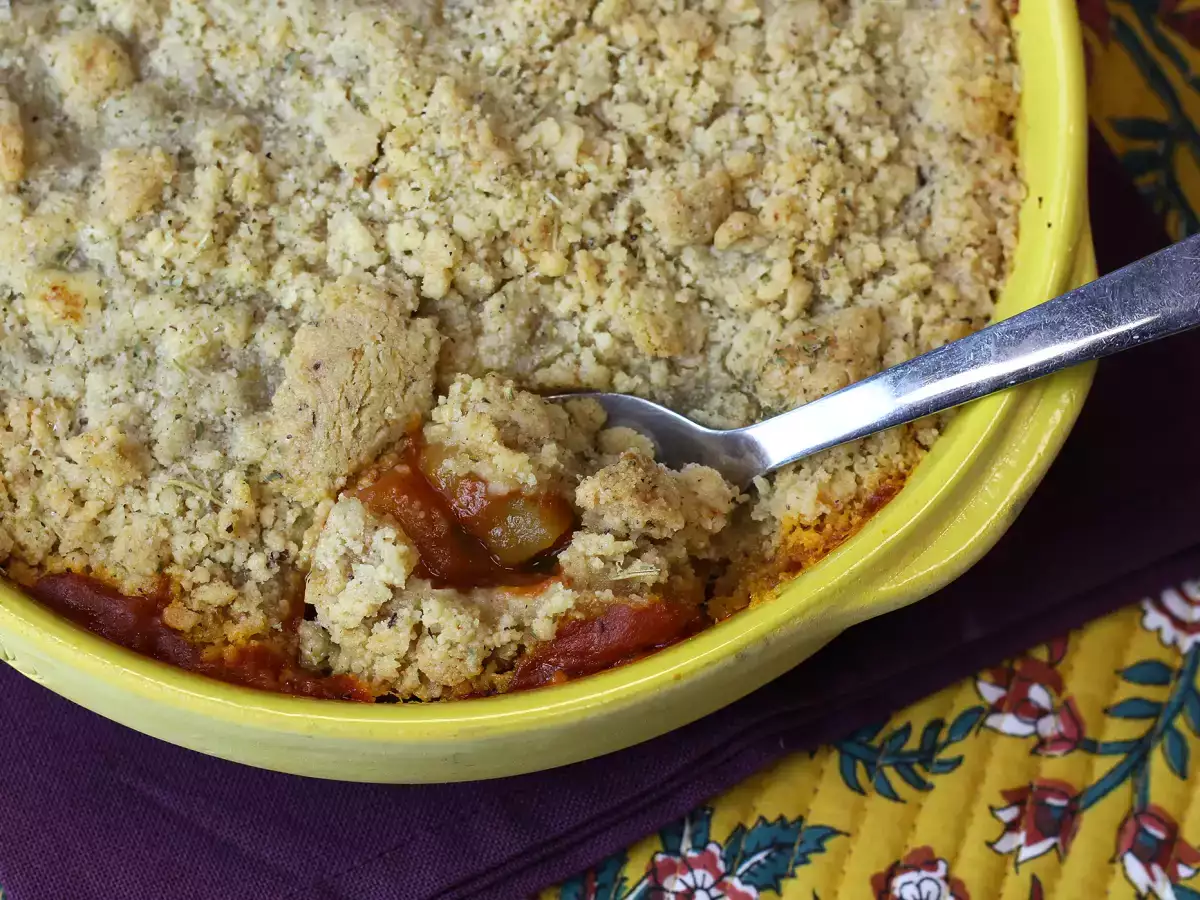 Ratatouille crumble, hitra in enostavna jed, ki vam bo všeč! - fotografija 3