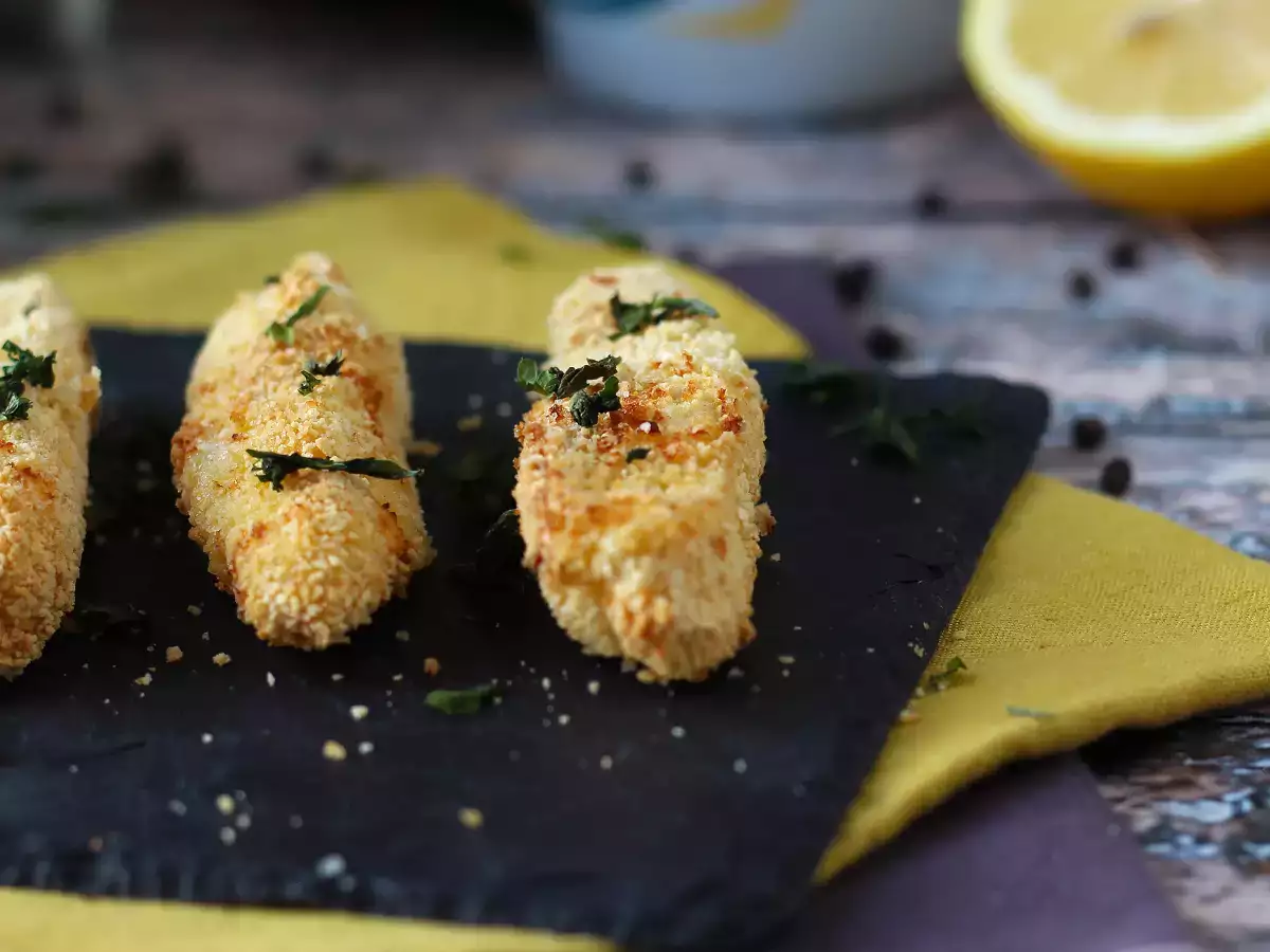 Ribji prsti v zračnem cvrtniku: hrustljavi, lahki in enostavni za pripravo! - fotografija 3