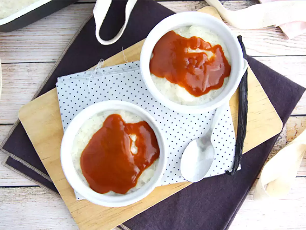 Rižev puding s slano masleno karamelo - fotografija 3