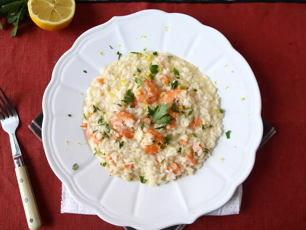 Rižota s kozicami in limono – elegantna in preprosta glavna jed - fotografija 3