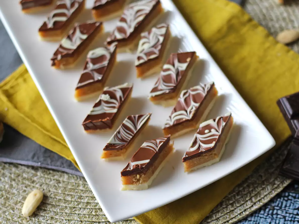 Rkhama, maroška sladica z arašidi in čokolado, ki ne potrebuje pečice - fotografija 2