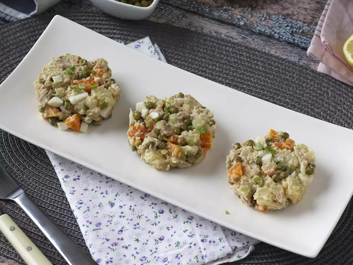 Ruska solata z domačo majonezo - fotografija 3