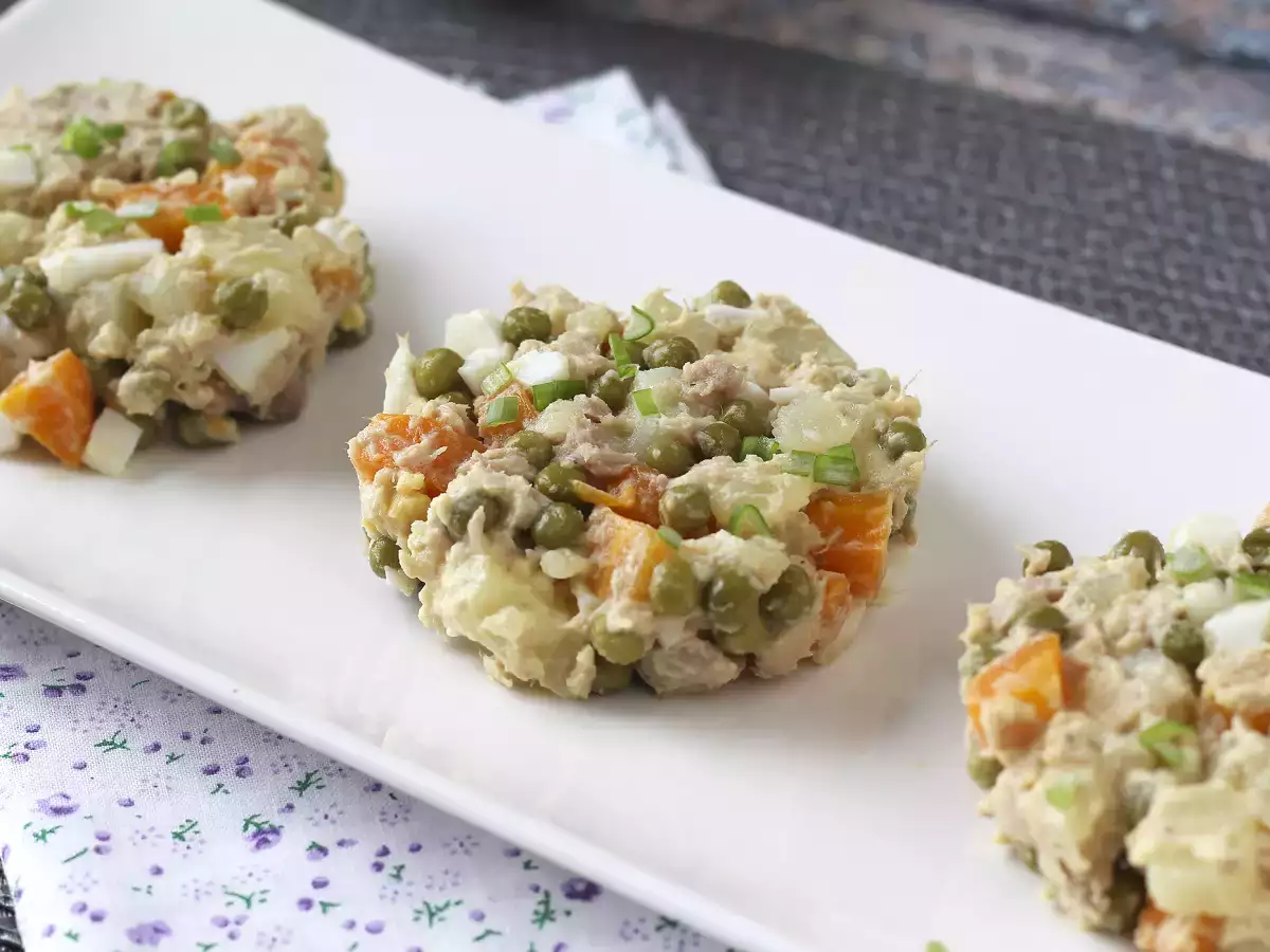 Ruska solata z domačo majonezo - fotografija 4