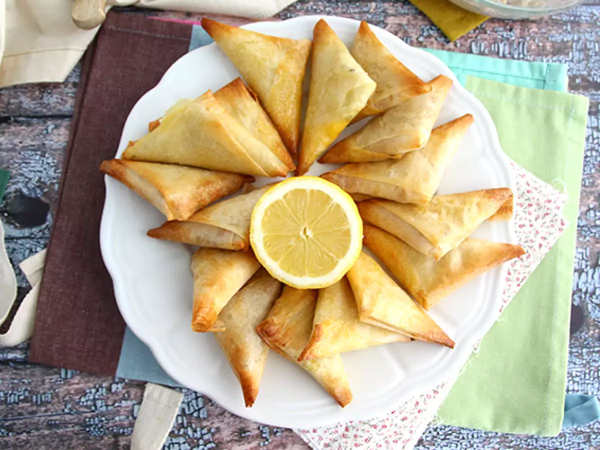 Samousse iz tune in paradižnika - fotografija 2