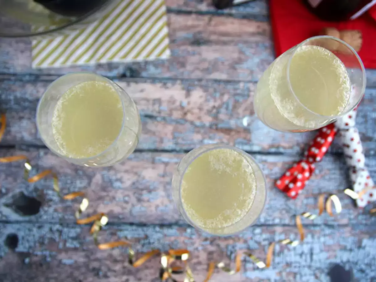 Šampanjska juha, praznični koktajl - fotografija 3