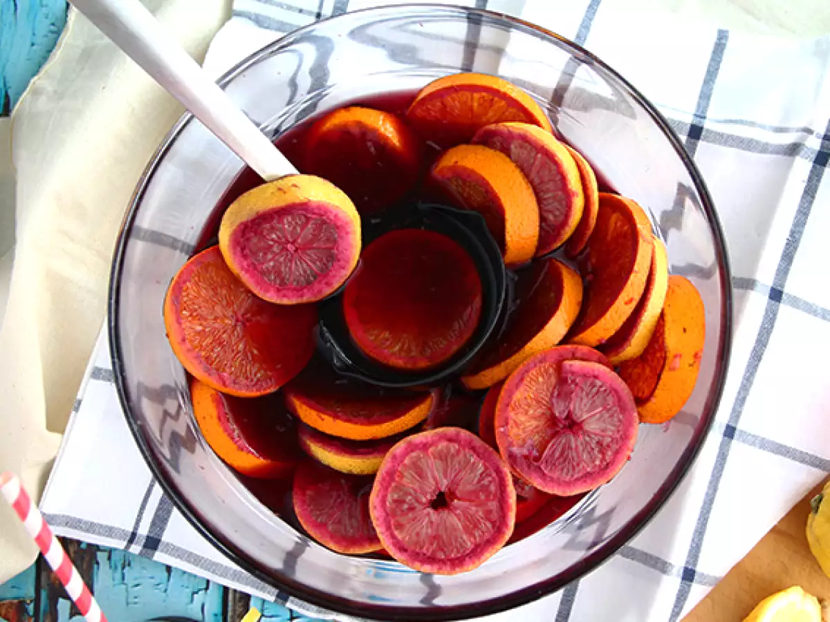 Sangrija z agrumi - fotografija 2