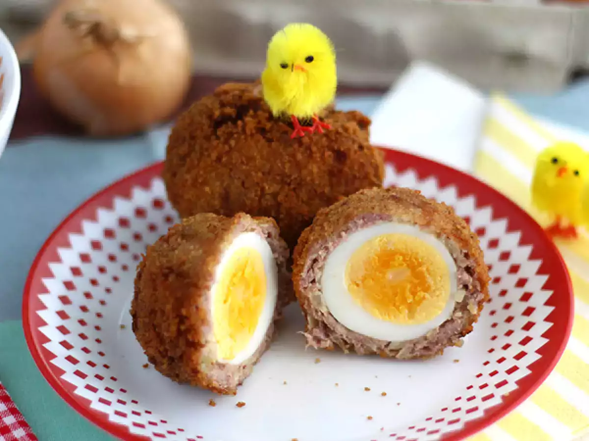 Scotch eggs - jajca v prahu po škotsko