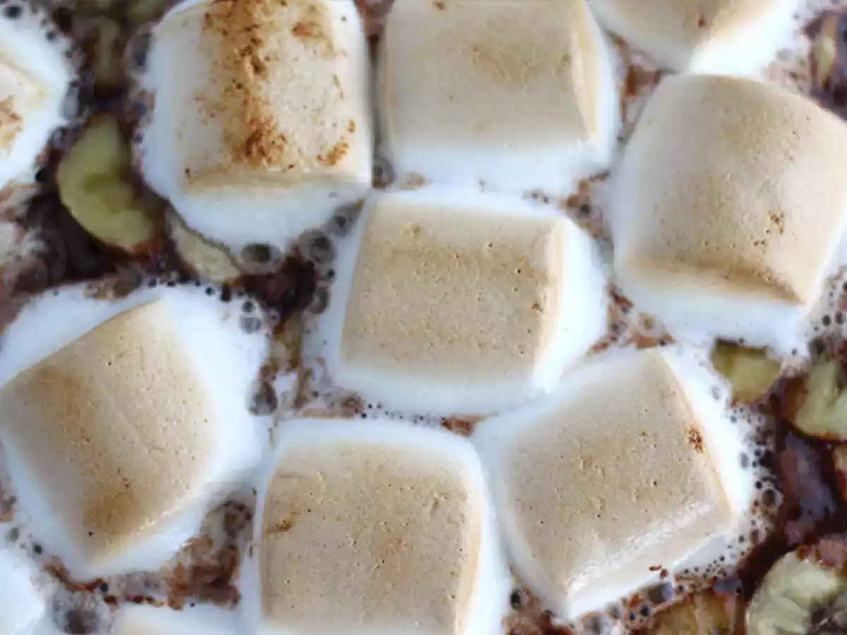 Sladka banana in čokoladna pica - fotografija 2