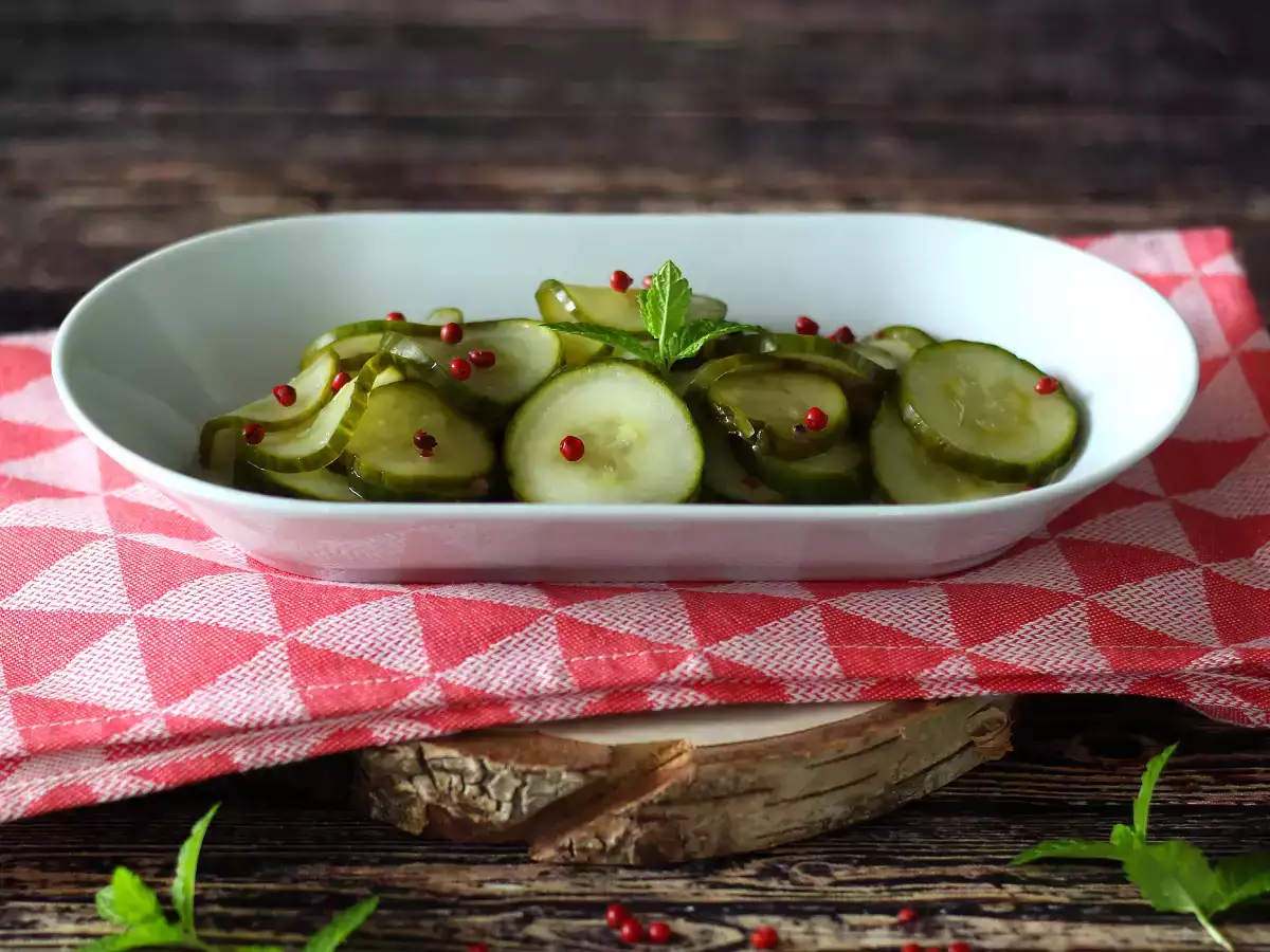 Sladko-kisle kumare: hitra in okusna priloga za poletje! - fotografija 4