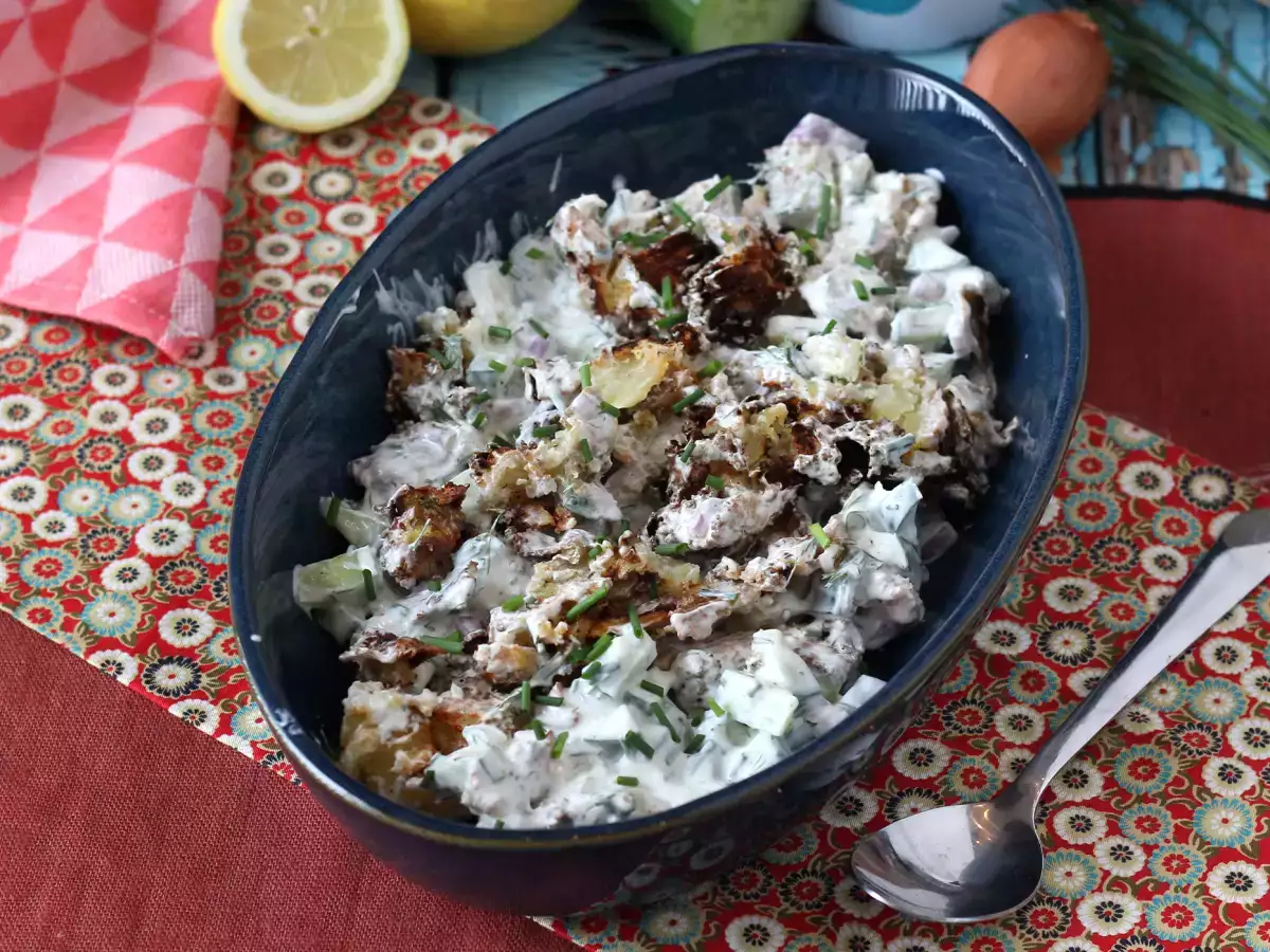 Solata iz kumar in hrustljavega krompirja - fotografija 7