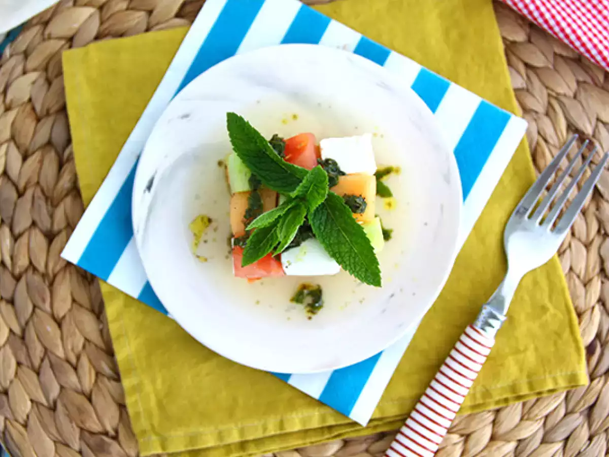 Solata iz Rubikove kocke - fotografija 3