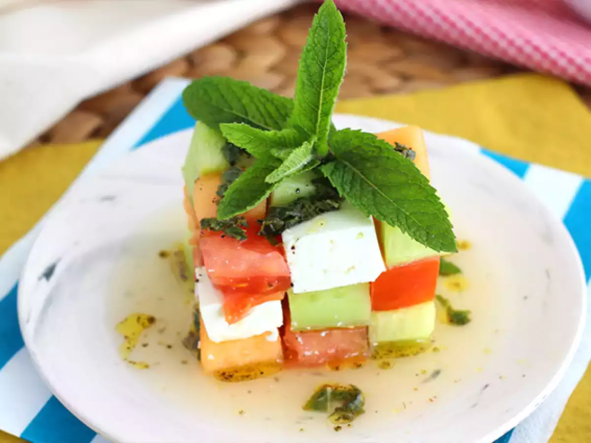 Solata iz Rubikove kocke - fotografija 4