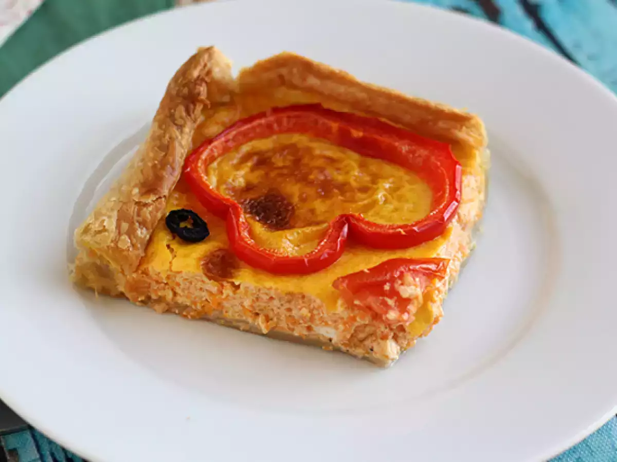 Spomladanski quiche s korenjem - fotografija 4