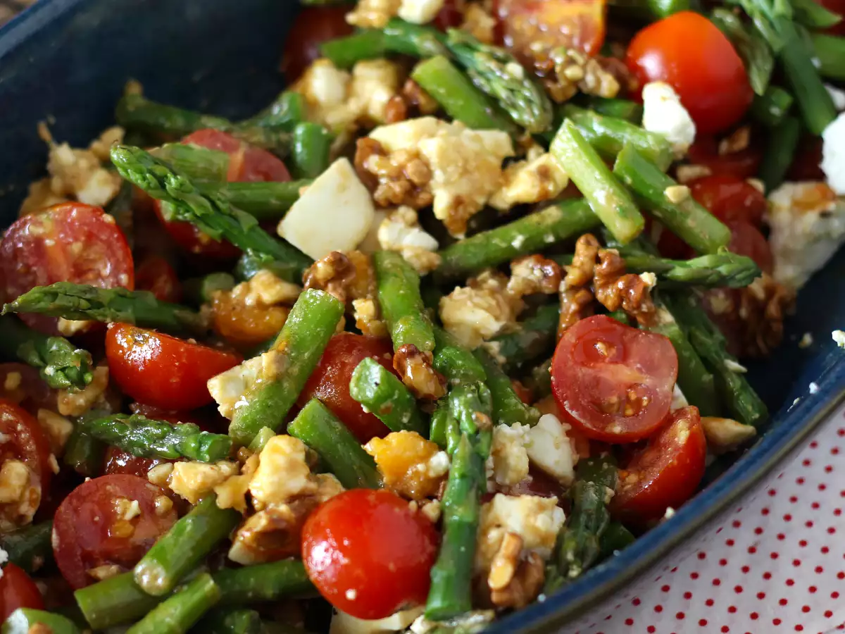 Super gurmanska špargljeva solata - fotografija 3