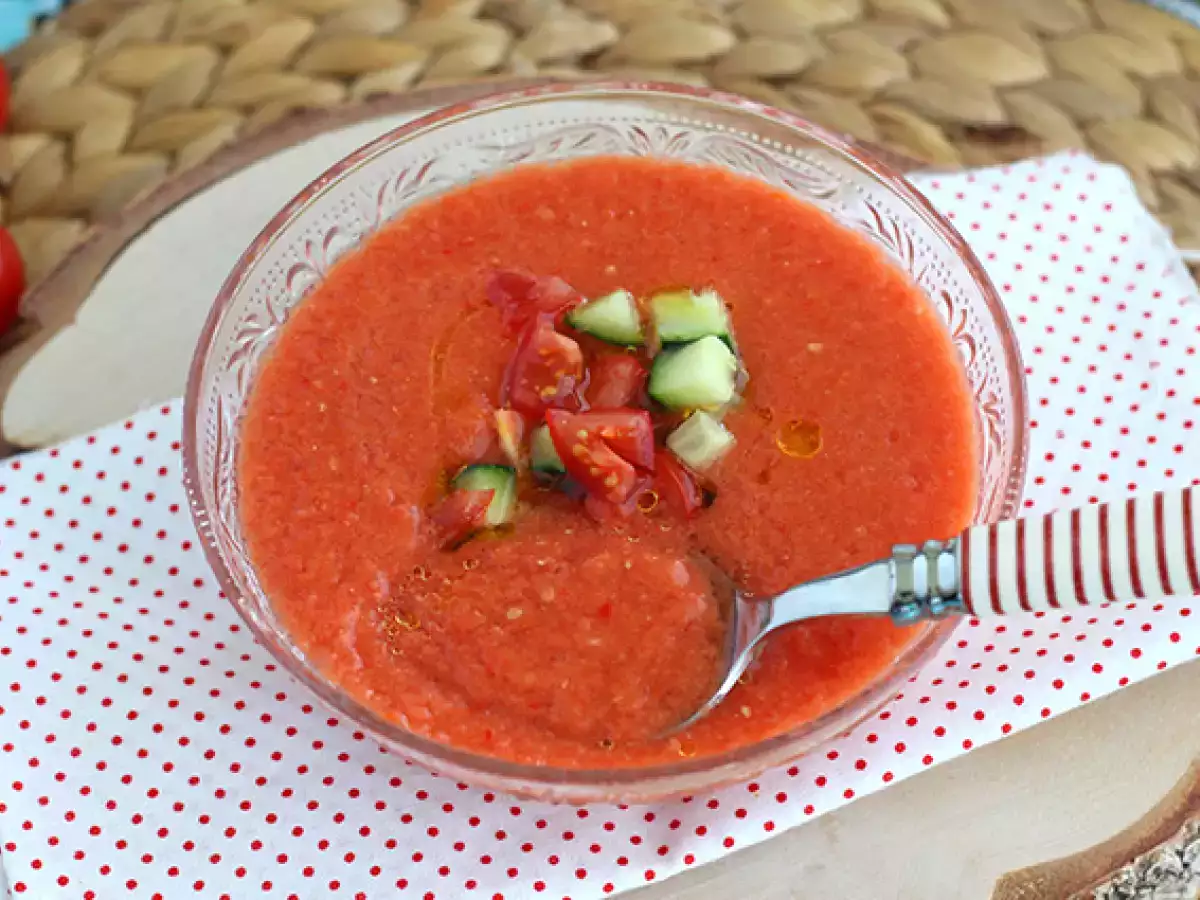 Svež in enostaven gazpacho - fotografija 4