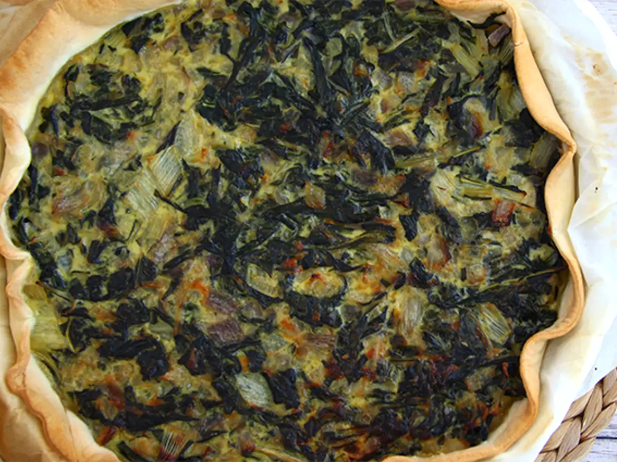 Švicarska blitva in nariban sir - fotografija 5