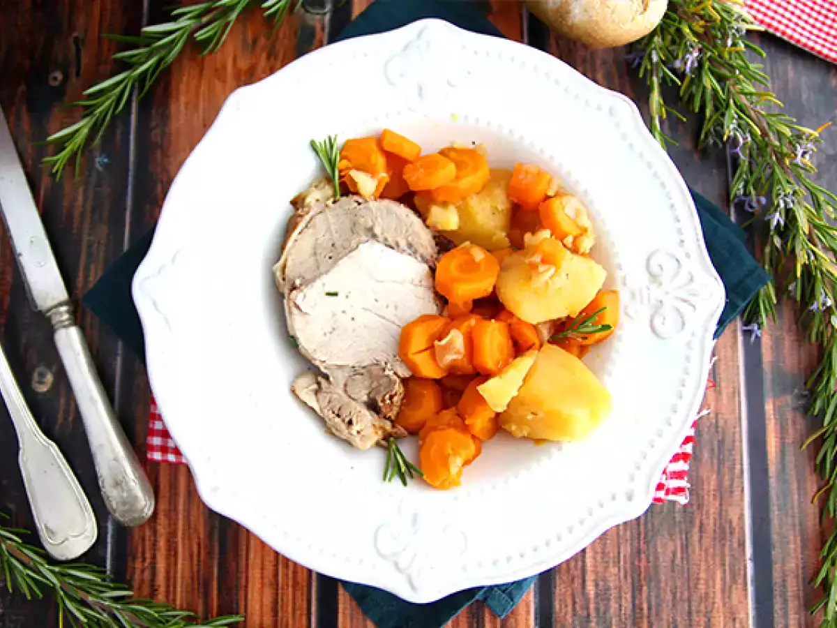 Svinjska pečenka, recept Cookeo - fotografija 3