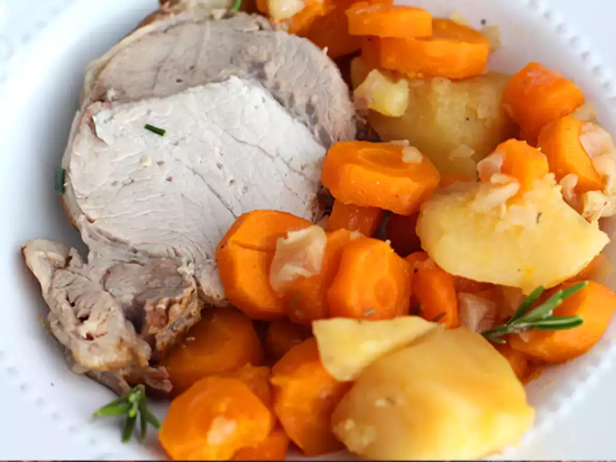 Svinjska pečenka, recept Cookeo - fotografija 7